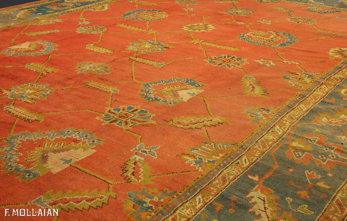 Teppich Türkisch Antiker Ushak (Oushak) n°:20624826